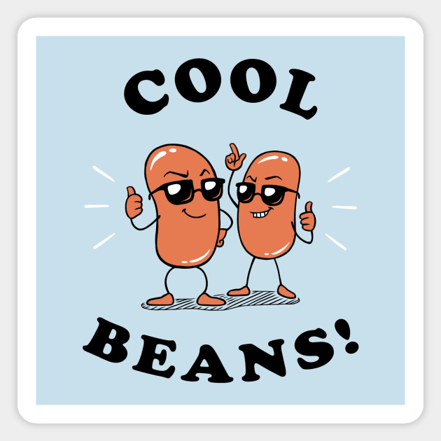 Cool Beans Sticker by dumbshirts